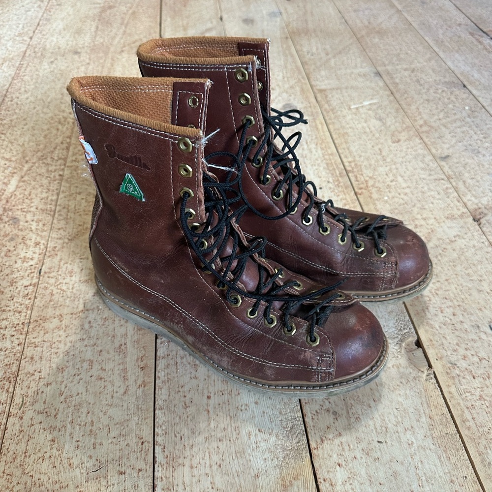 Men's steel-toe Leather Lace-Up Work Boots